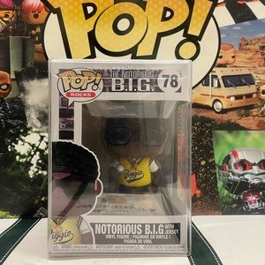 Funko POP! THE NOTORIOUS BIG Biggie Smalls w/ Jersey #78 With Protector